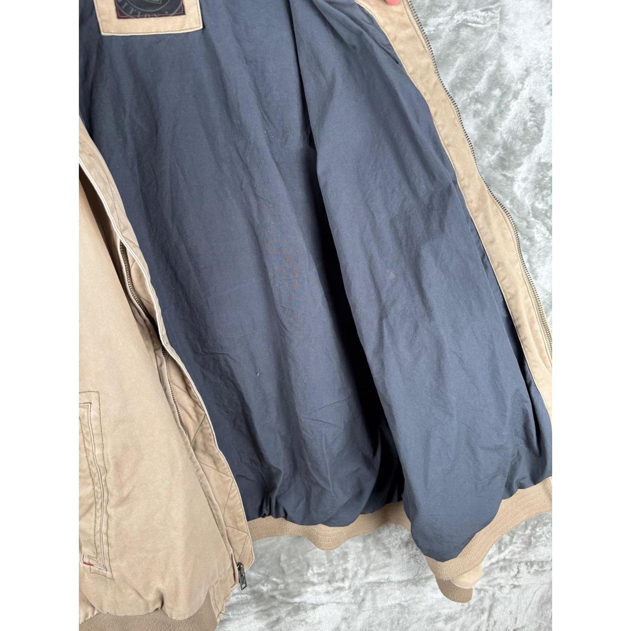 Preloved Men's Bomber Jacket - Tan - 3XL – DRI DU… - image 7