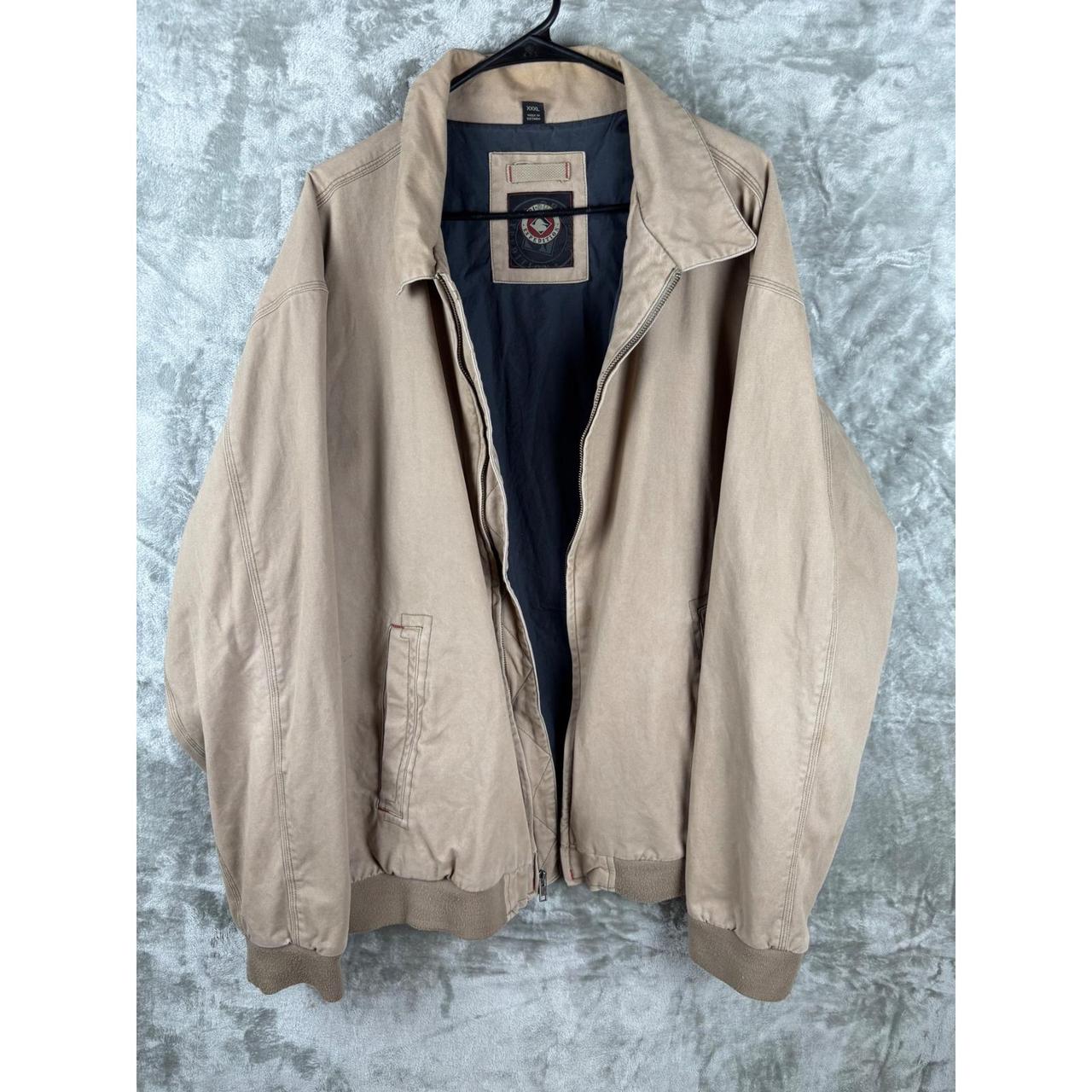 Preloved Men's Bomber Jacket - Tan - 3XL – DRI DU… - image 2