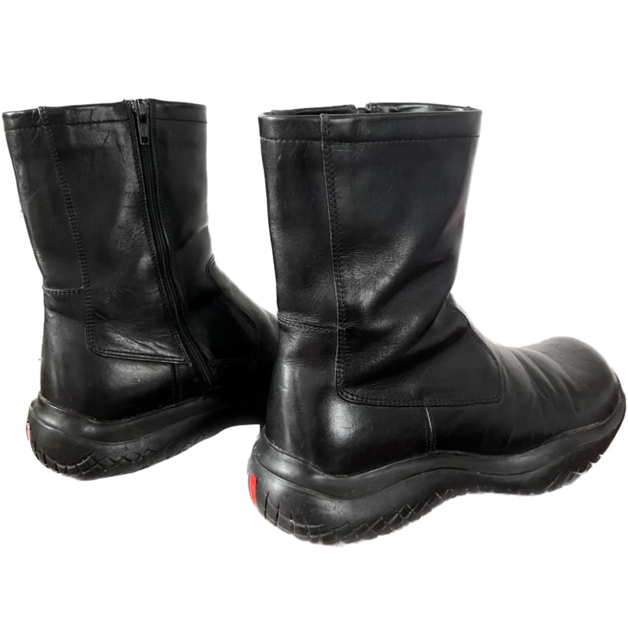 Prada Men's Black Boots | Depop