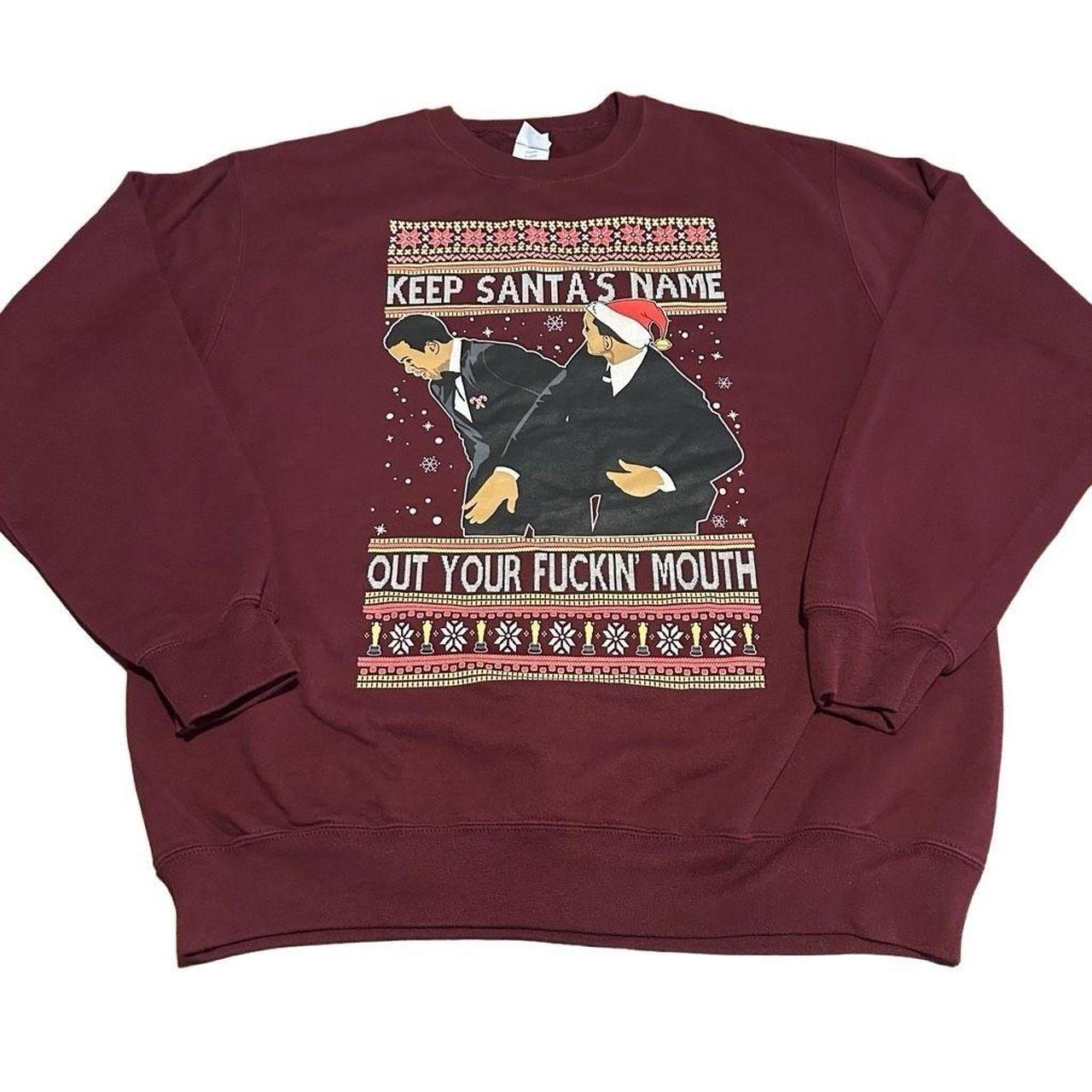 Will smith christmas sweater hotsell
