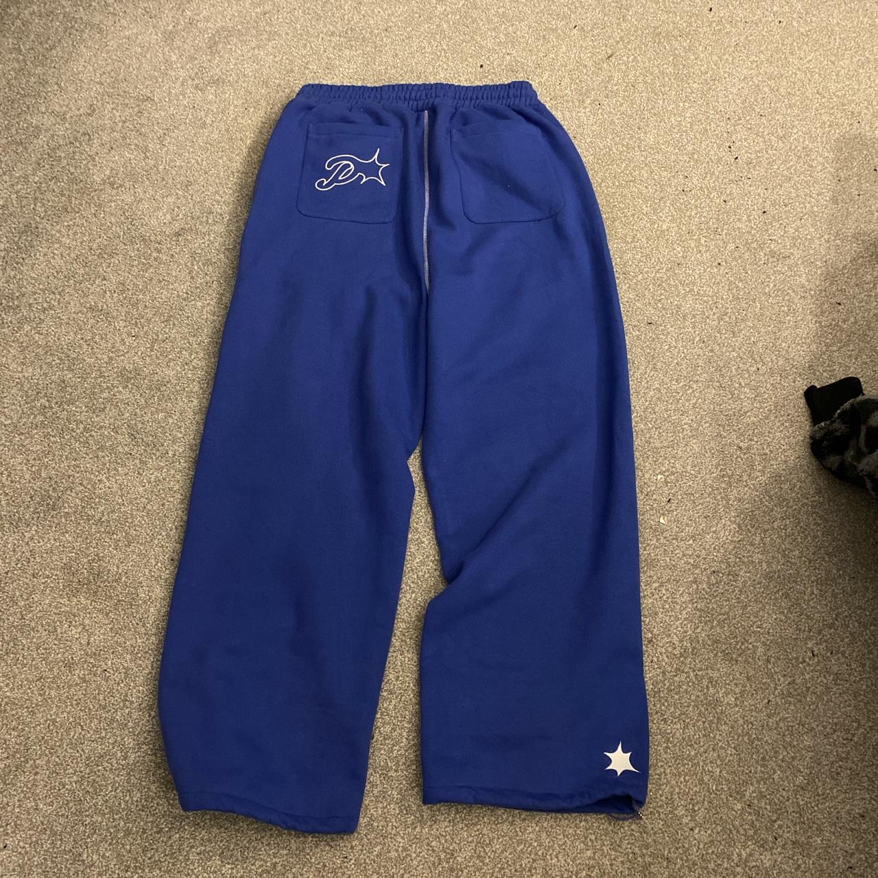 PROTECT BRUDDA JOGGERS BLUE SIZE XL ORIGINAL TAGS... - Depop