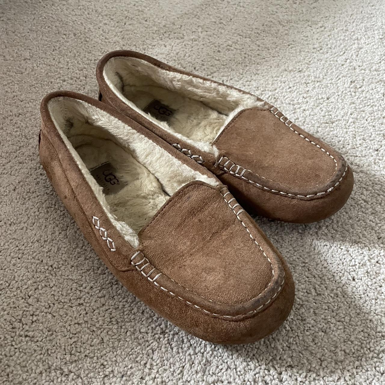 Ugg ansley slippers slate best sale size 8