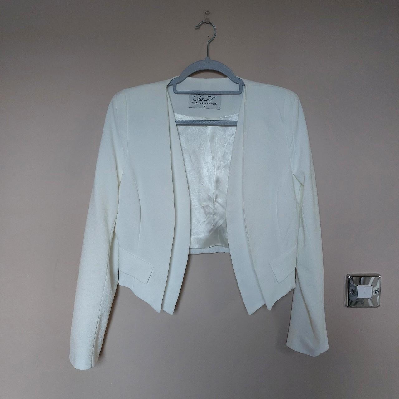 Ivory Dress jacket special... Depop