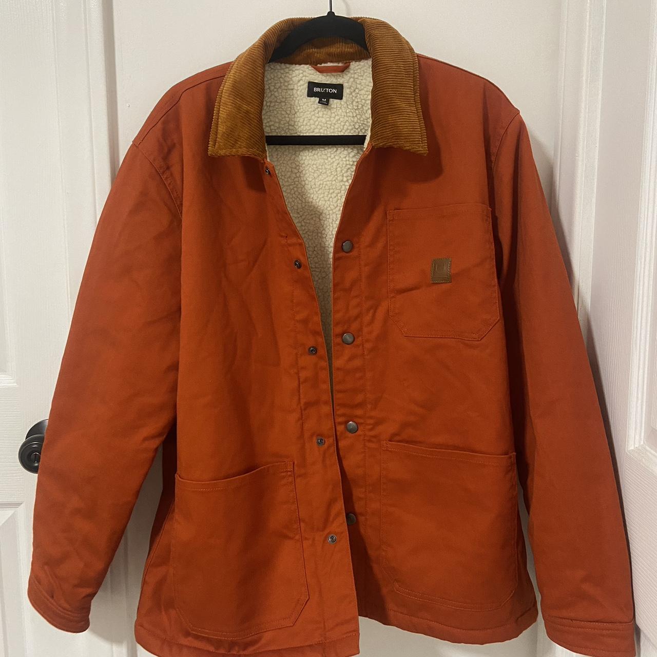 Brixton Sherpa Lined Coaches Jacket w Corduroy... - Depop