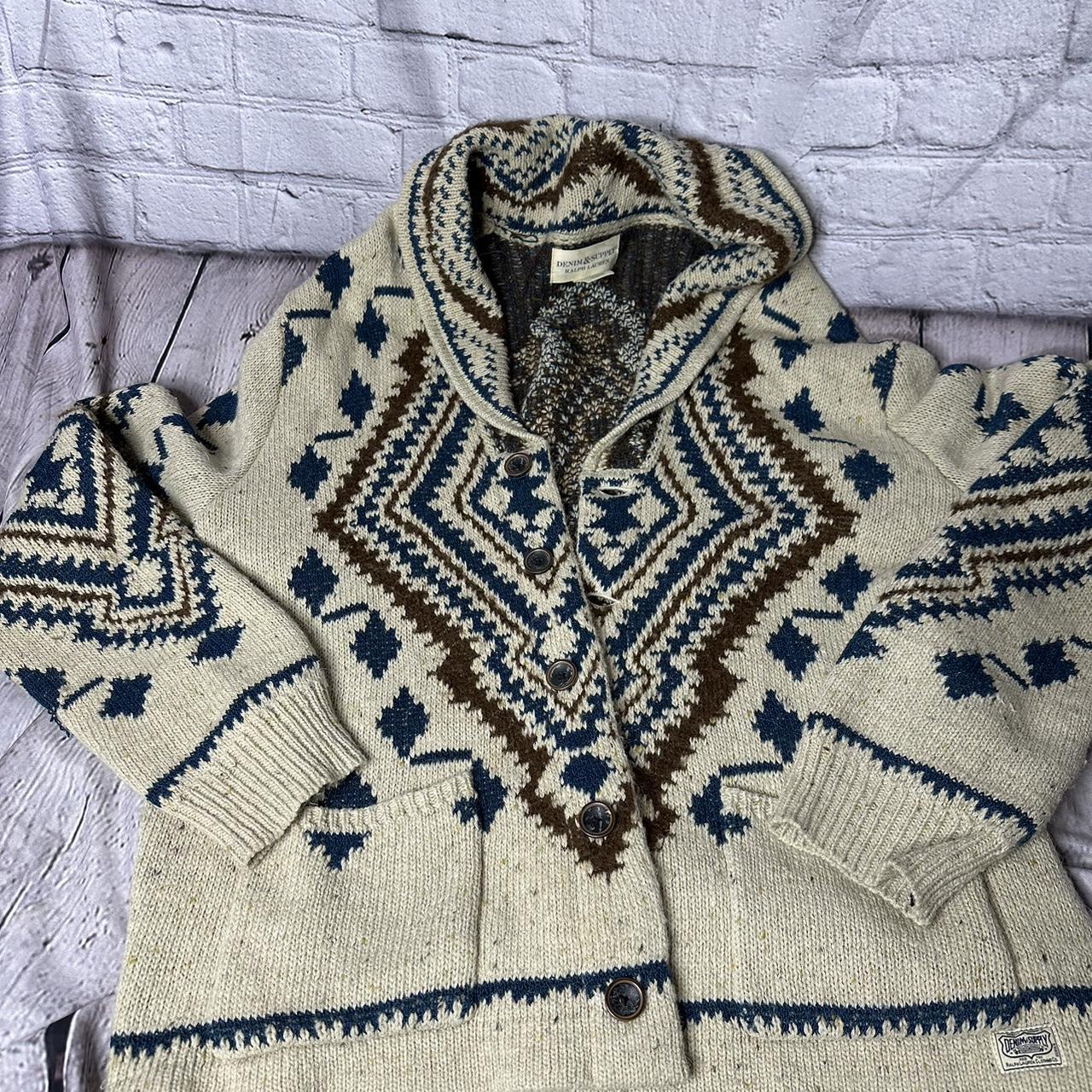 Vintage Ralph Lauren Denim & Supply Novaho Aztec | Depop