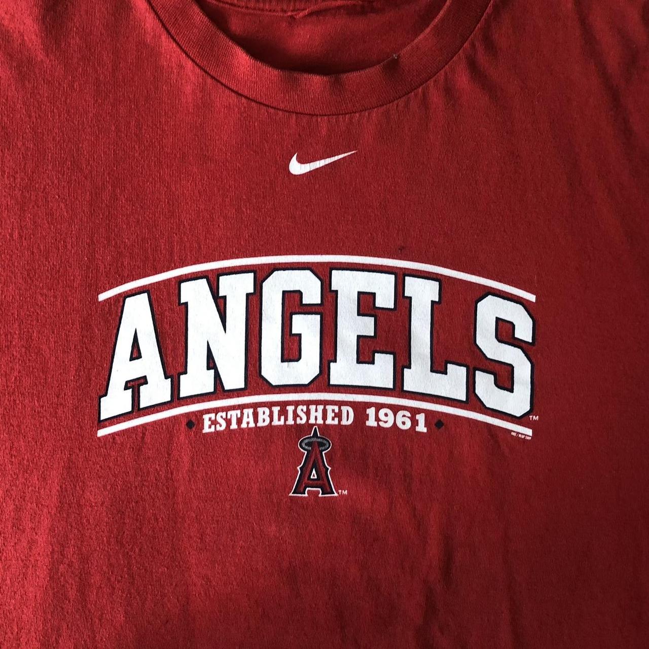 LA Angels baseball Nike t-shirt Era: modern - Depop