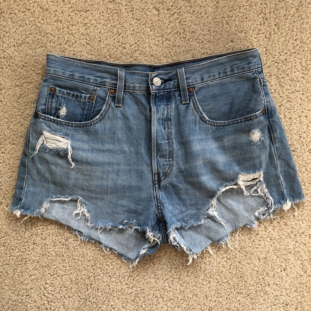 Levis 501 button clearance fly shorts