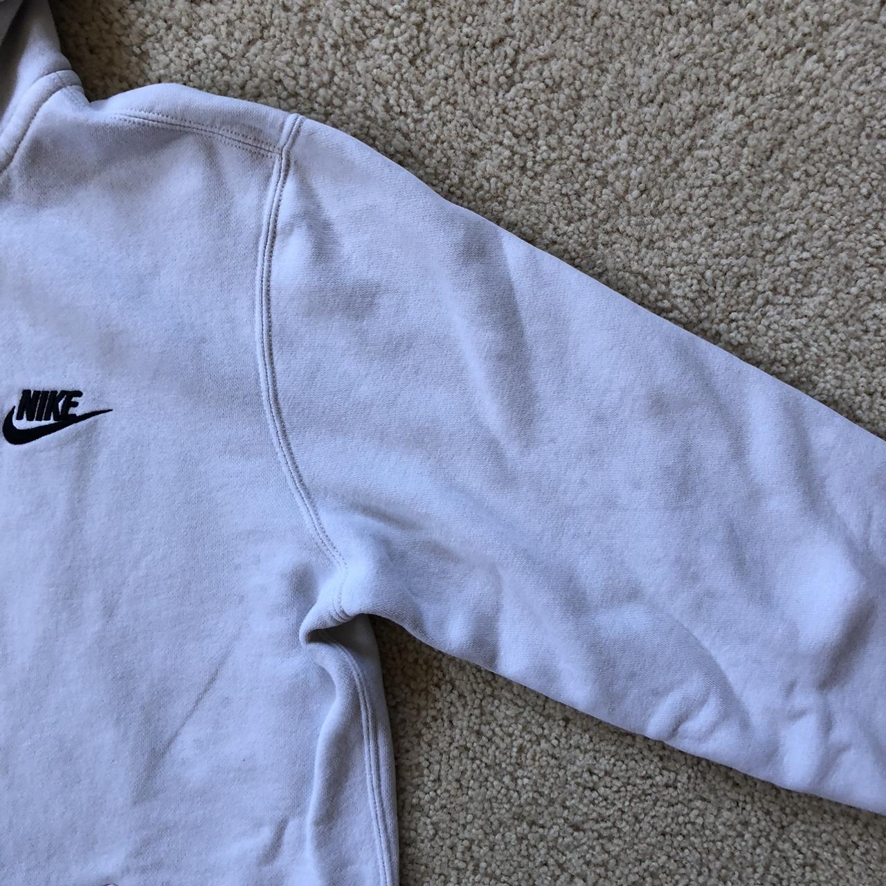 mens white nike zip up hoodie