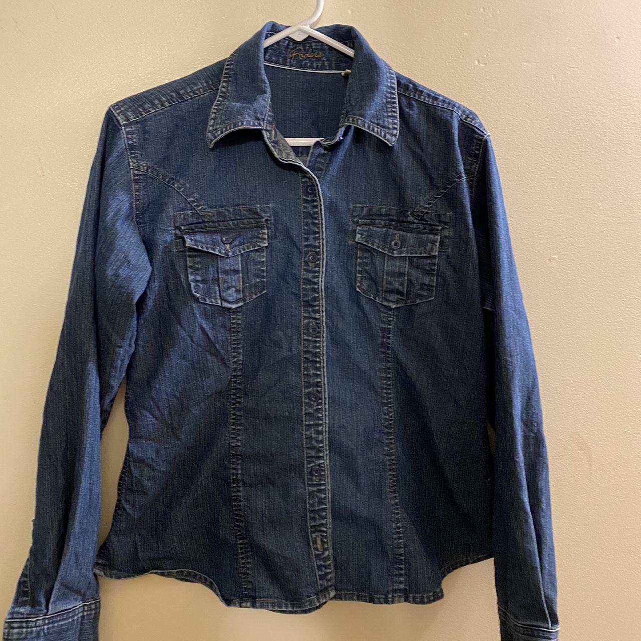 VINTAGE JEAN JACKET - Depop