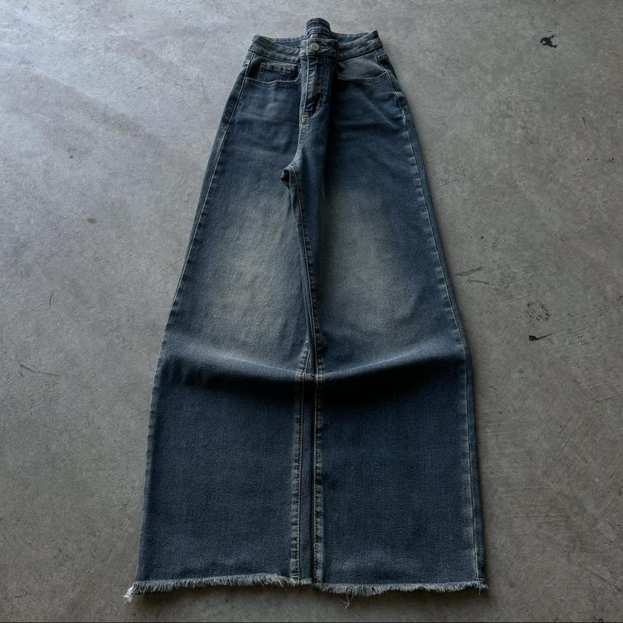 Vintage cyber y2k mud wash baggy jeans Perfect... - Depop