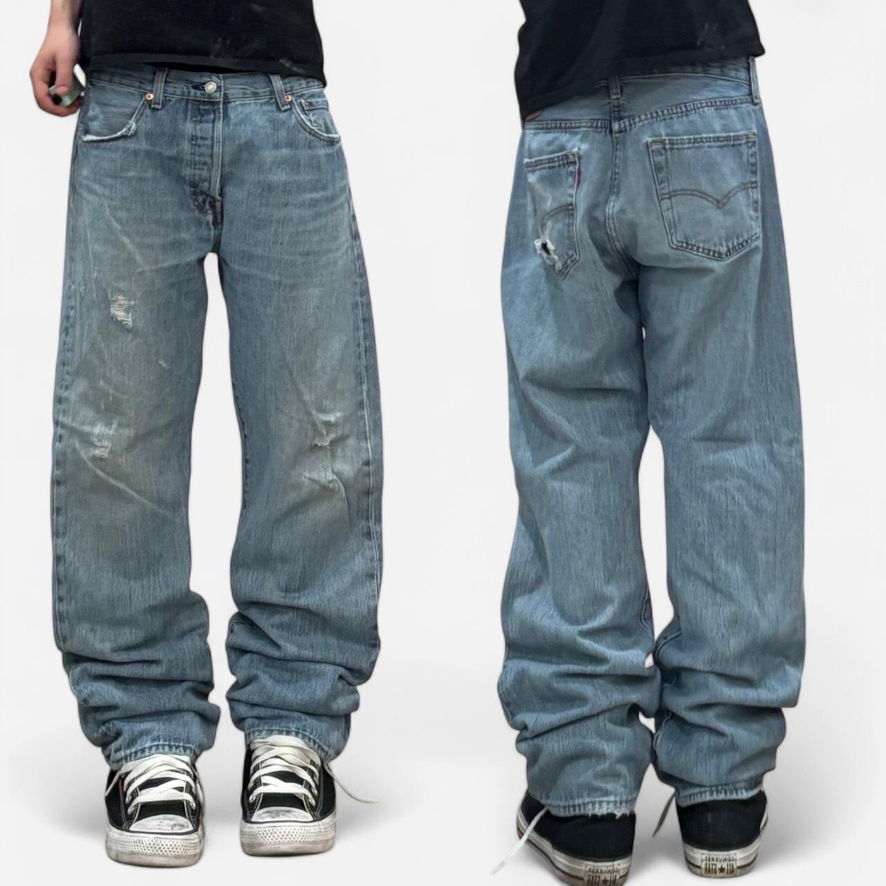 Levi's Men's Distressed Jeans Blue 34