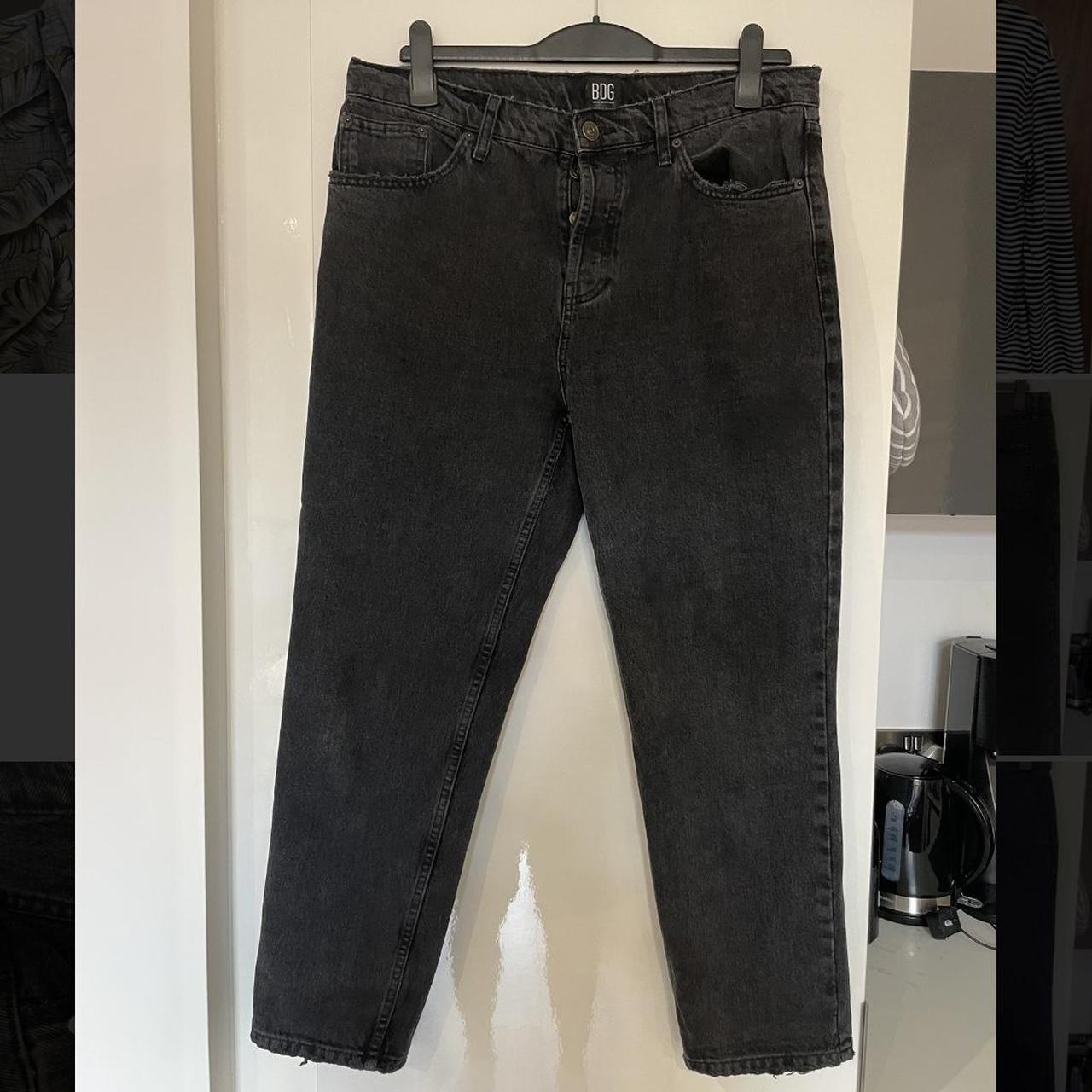 BDG Dad Jeans (Black) 👖Size= W34, L32 🥇Excellent... - Depop