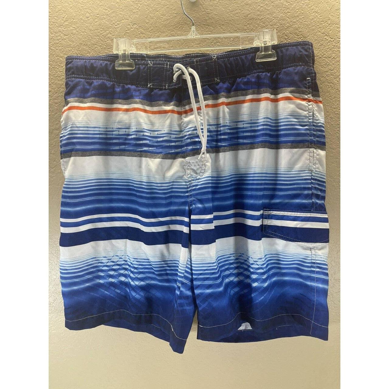 Sonoma Swim Trunks Size L Fully Lined Strips Pockets... - Depop