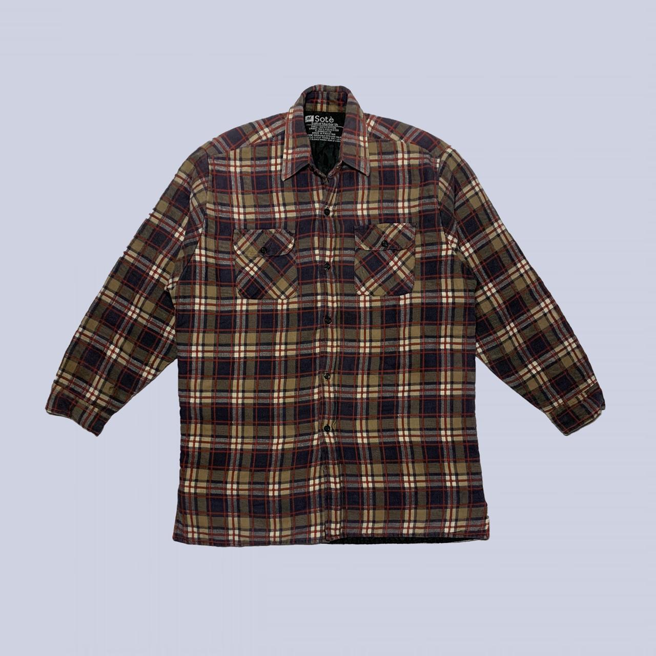 Sote Padded Flannel shirt jacket – Mens Small Womens... - Depop