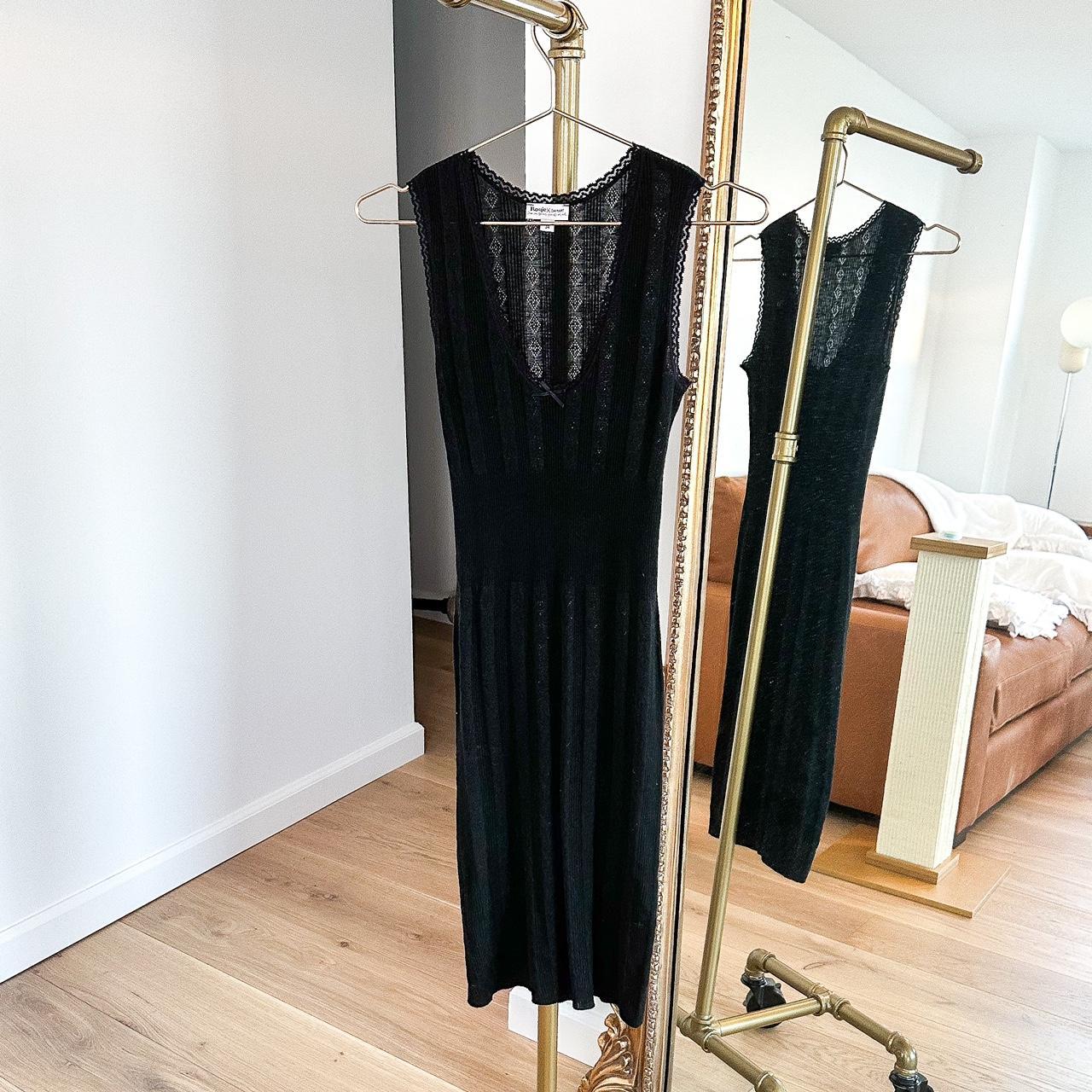 Rouje x Damart Giselle Dress in Uni Noir. Brand new... - Depop