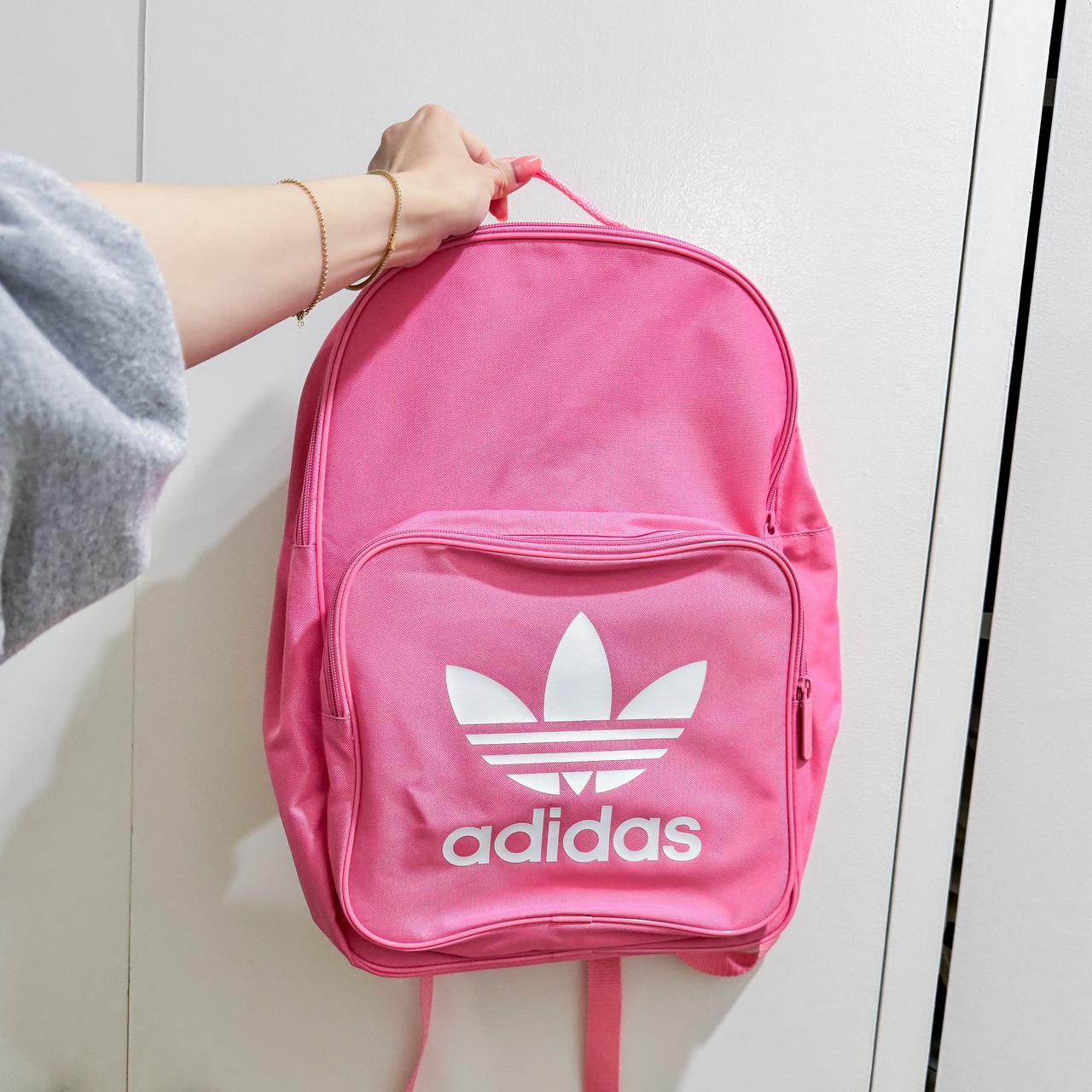 Small pink adidas on sale backpack