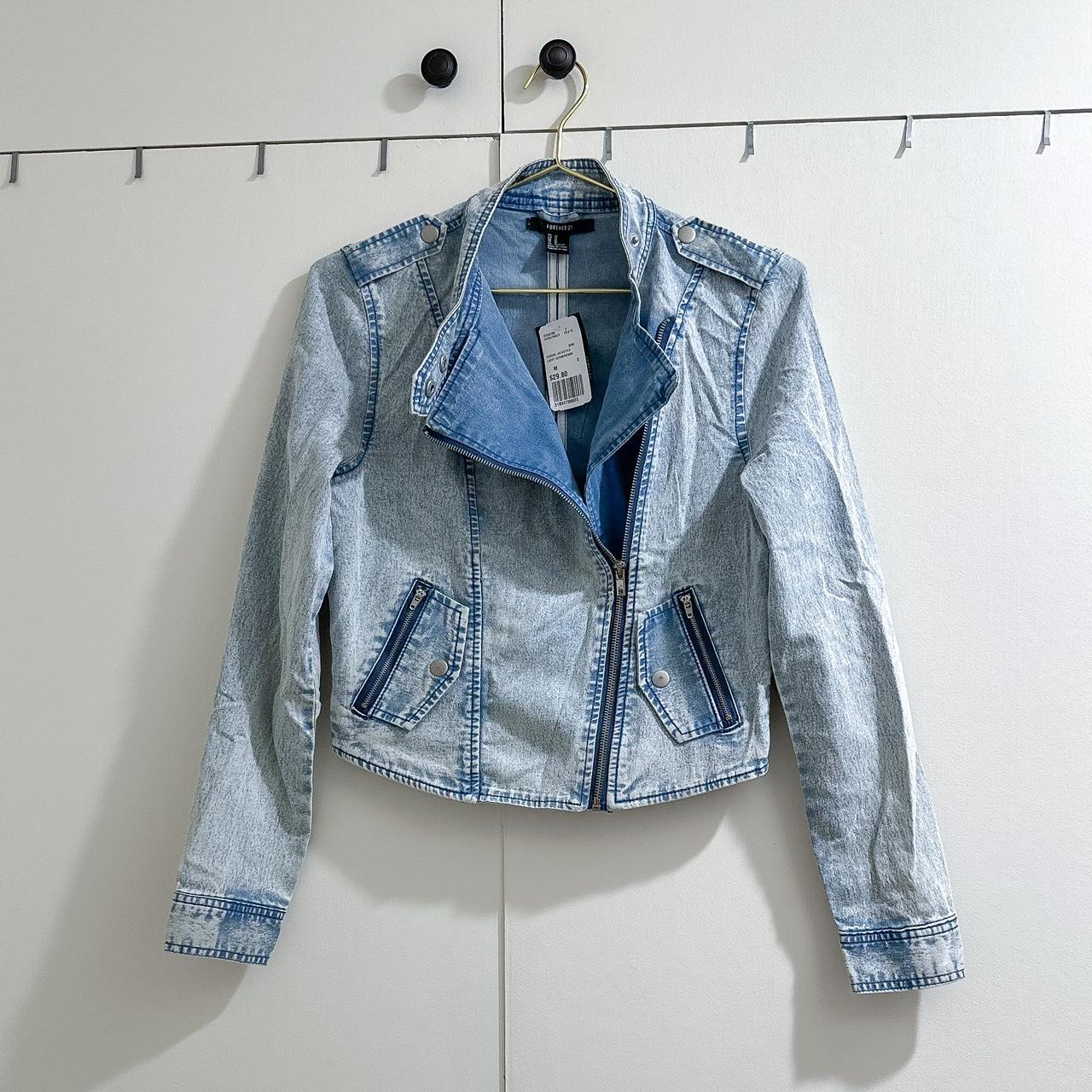 Forever 21 womens jean 2024 jacket