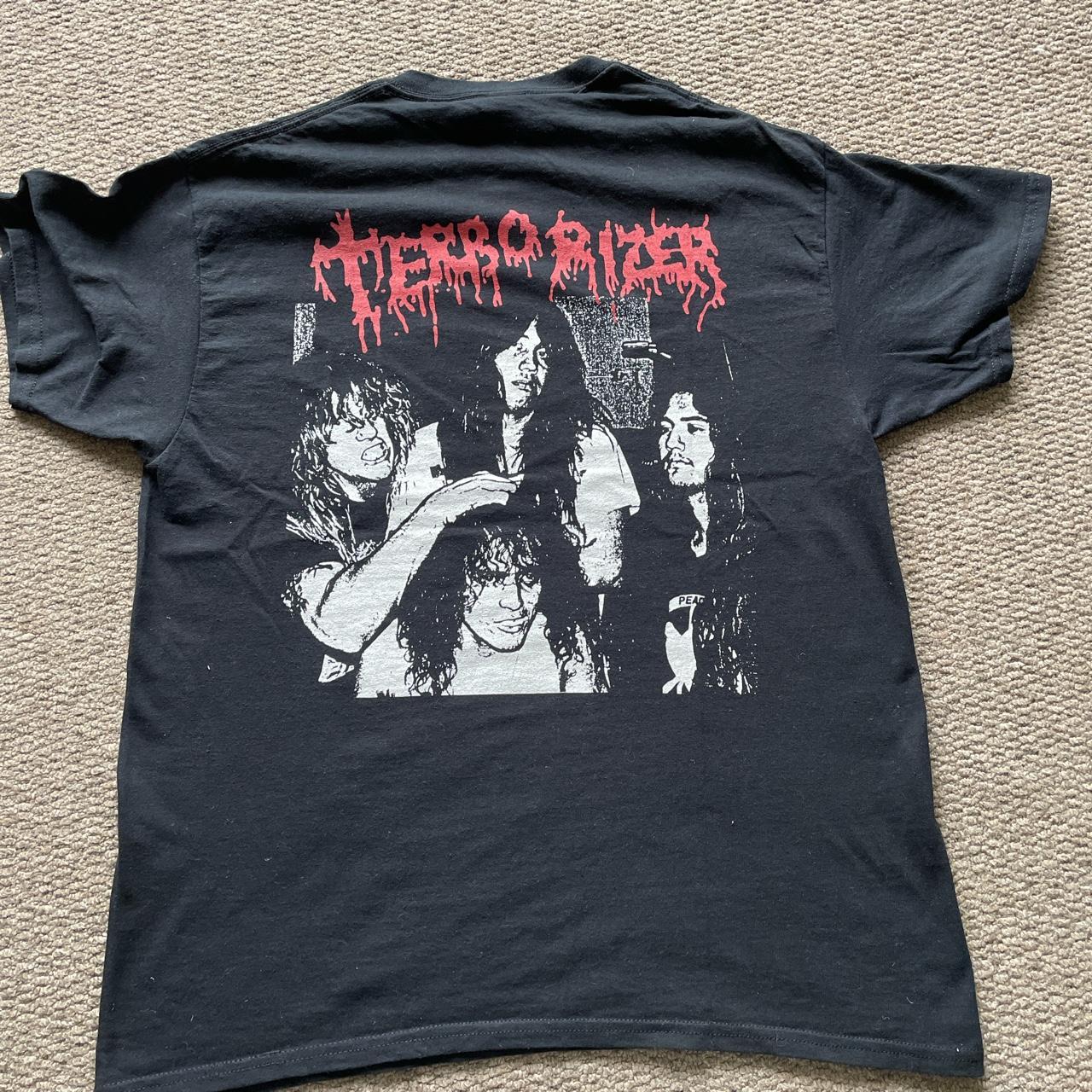 Terrorizer T-shirt in large worn a couple of times... - Depop