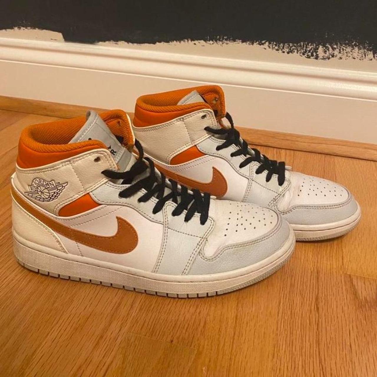 Jordan Mid Starfish Pure Platinum🧡, size