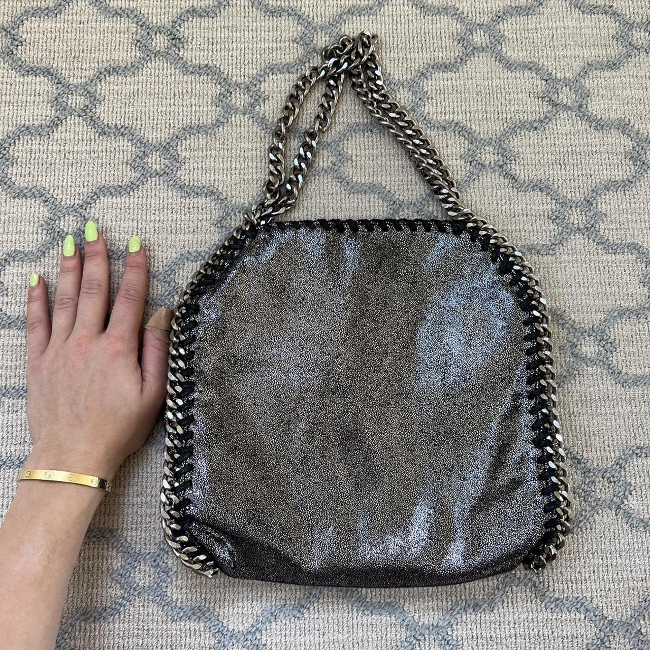 Stella McCartney Falabella bag dupe Gunmetal... Depop