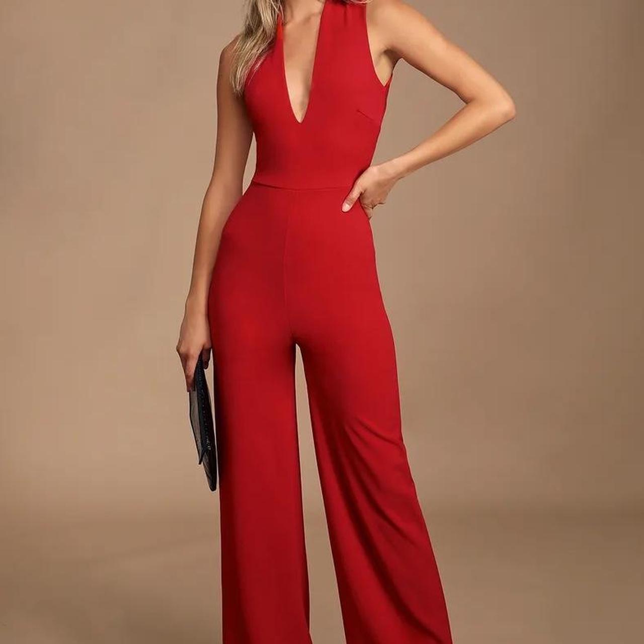 Lulus cheap red jumpsuit