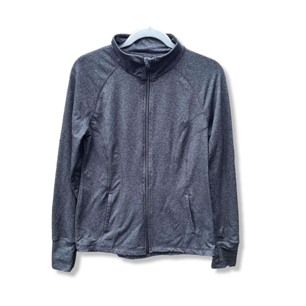 90 Degree by Reflex Zip up Grey Jacket - Size L, - Depop