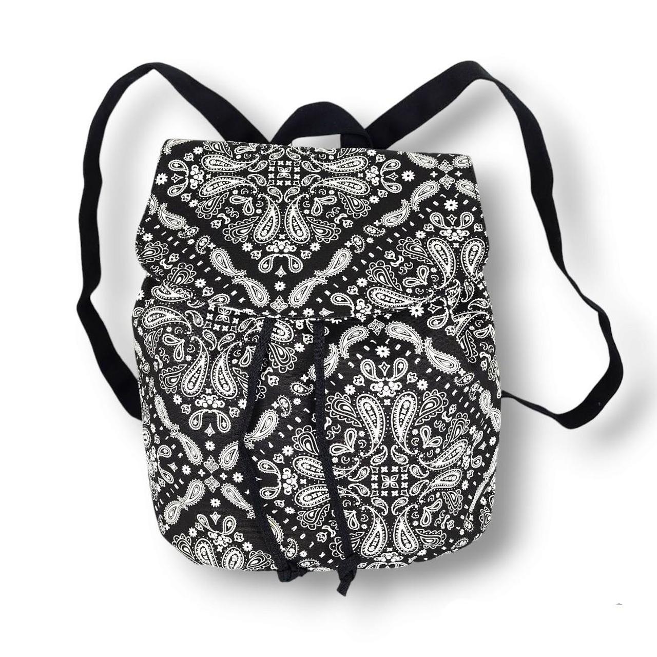 Pink Victoria's Secret Mini Backpack Black White... Depop