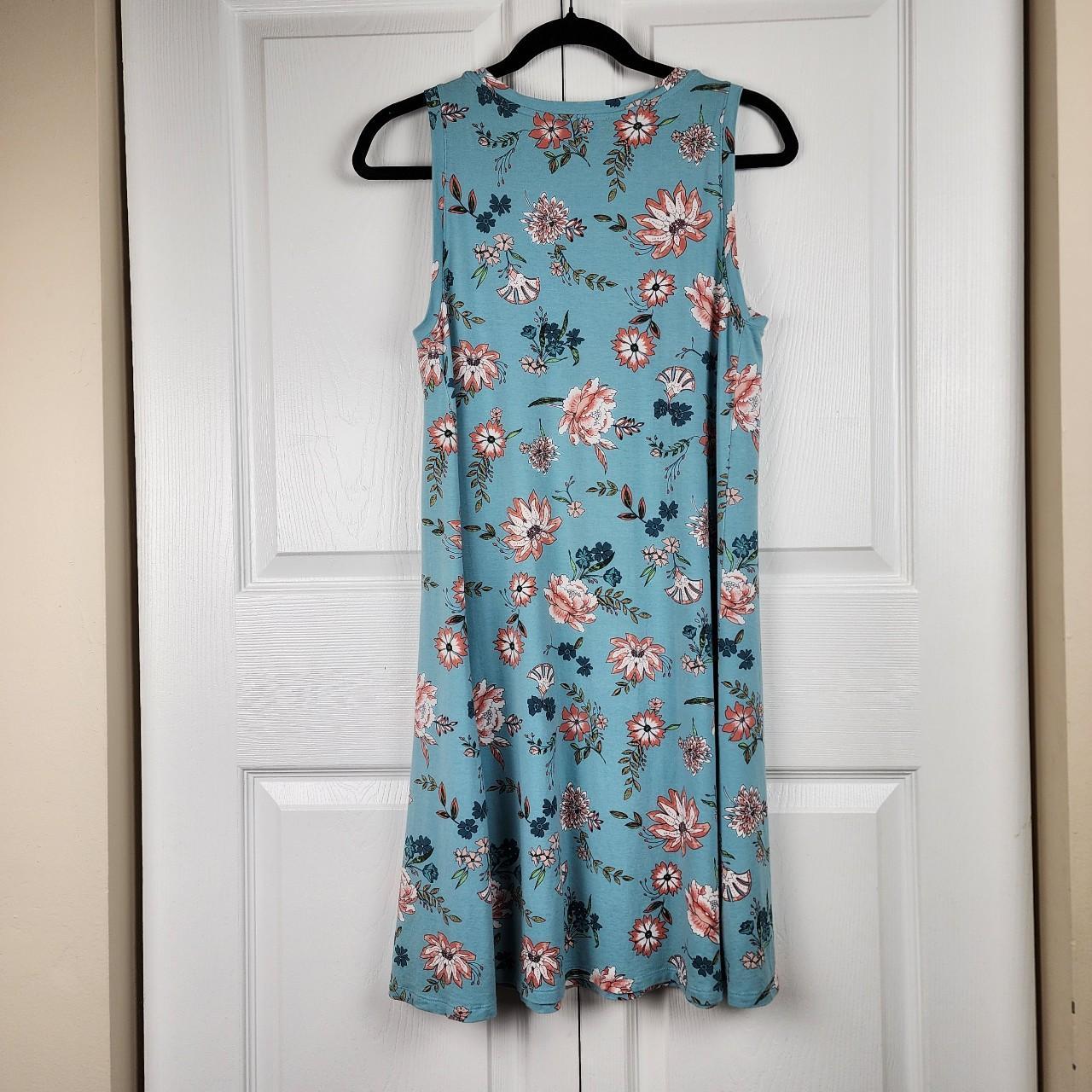 Loft teal outlet dress