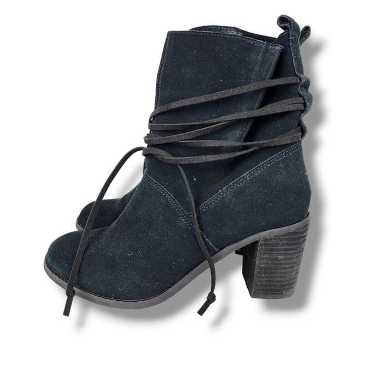 TOMS Women's Ankle Boots Black US – Toms Mila Bootie Black