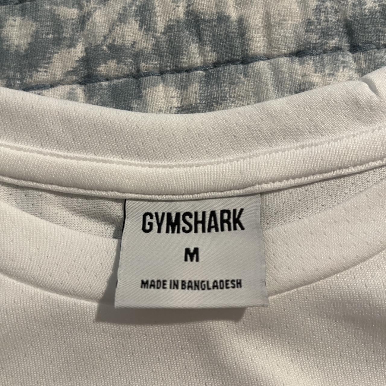 Gymshark Women's White T-shirt | Depop