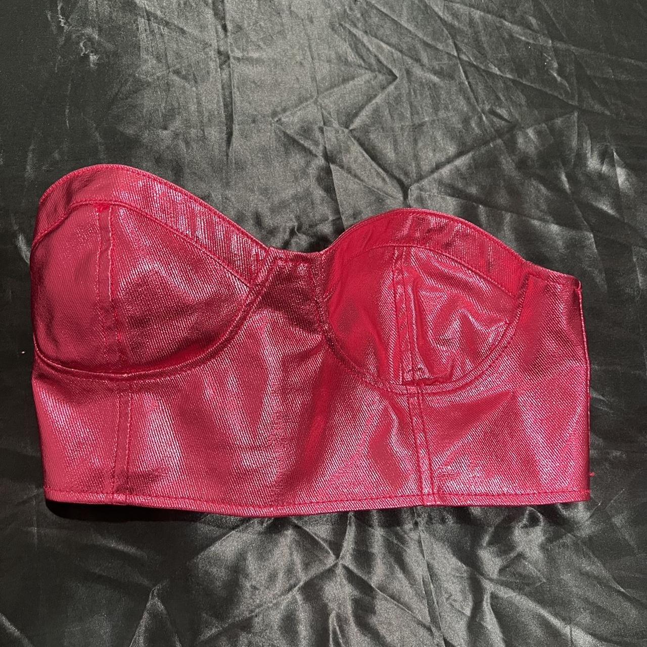 Chic Womens Pink Corset | Depop