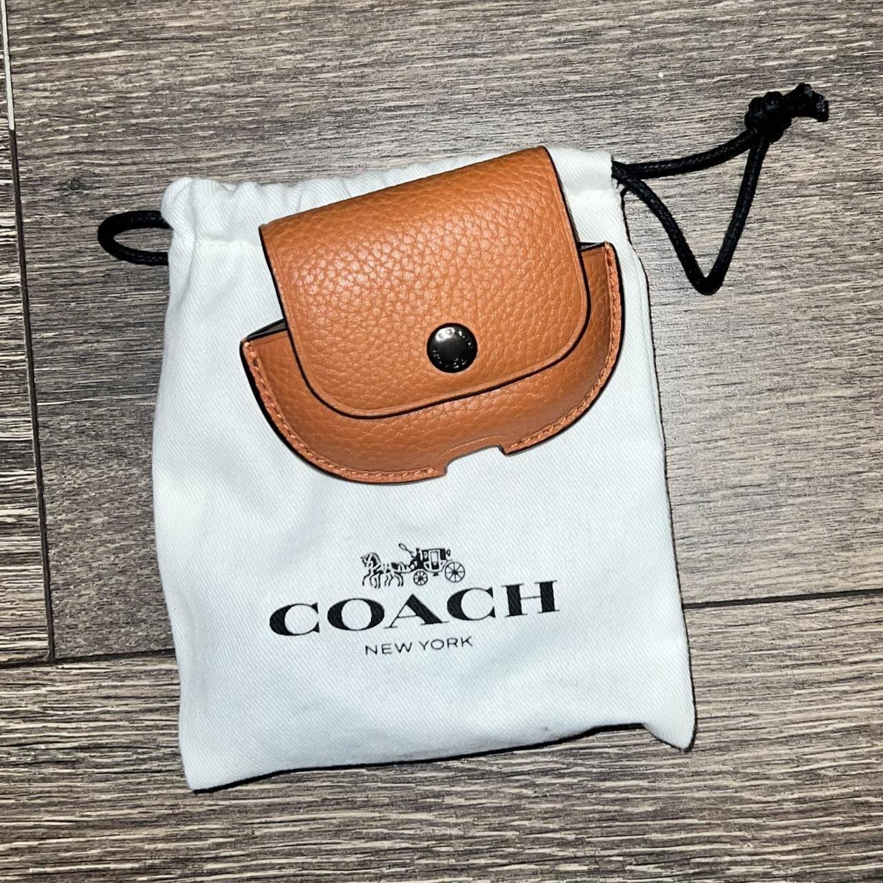 Coach AirPod case. Does not fit the pros. New - Depop