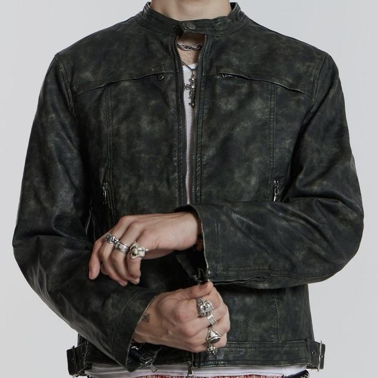 jaded london micro jacket leather｜TikTok Search