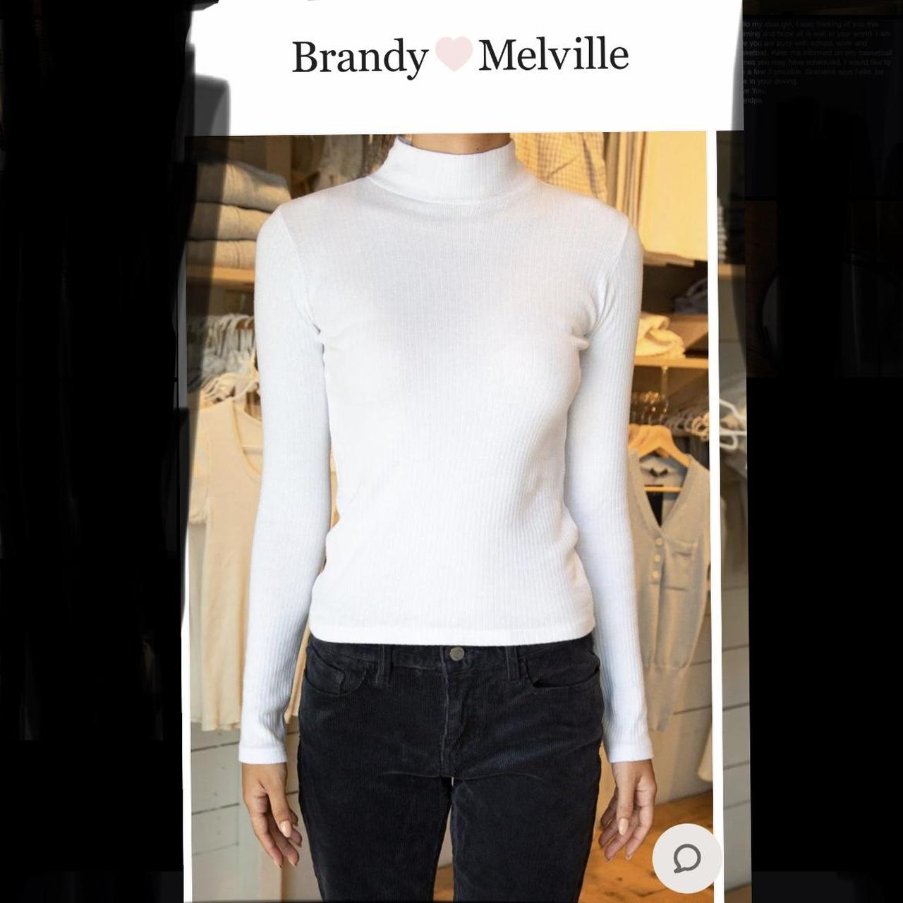 White turtleneck 2024 brandy melville