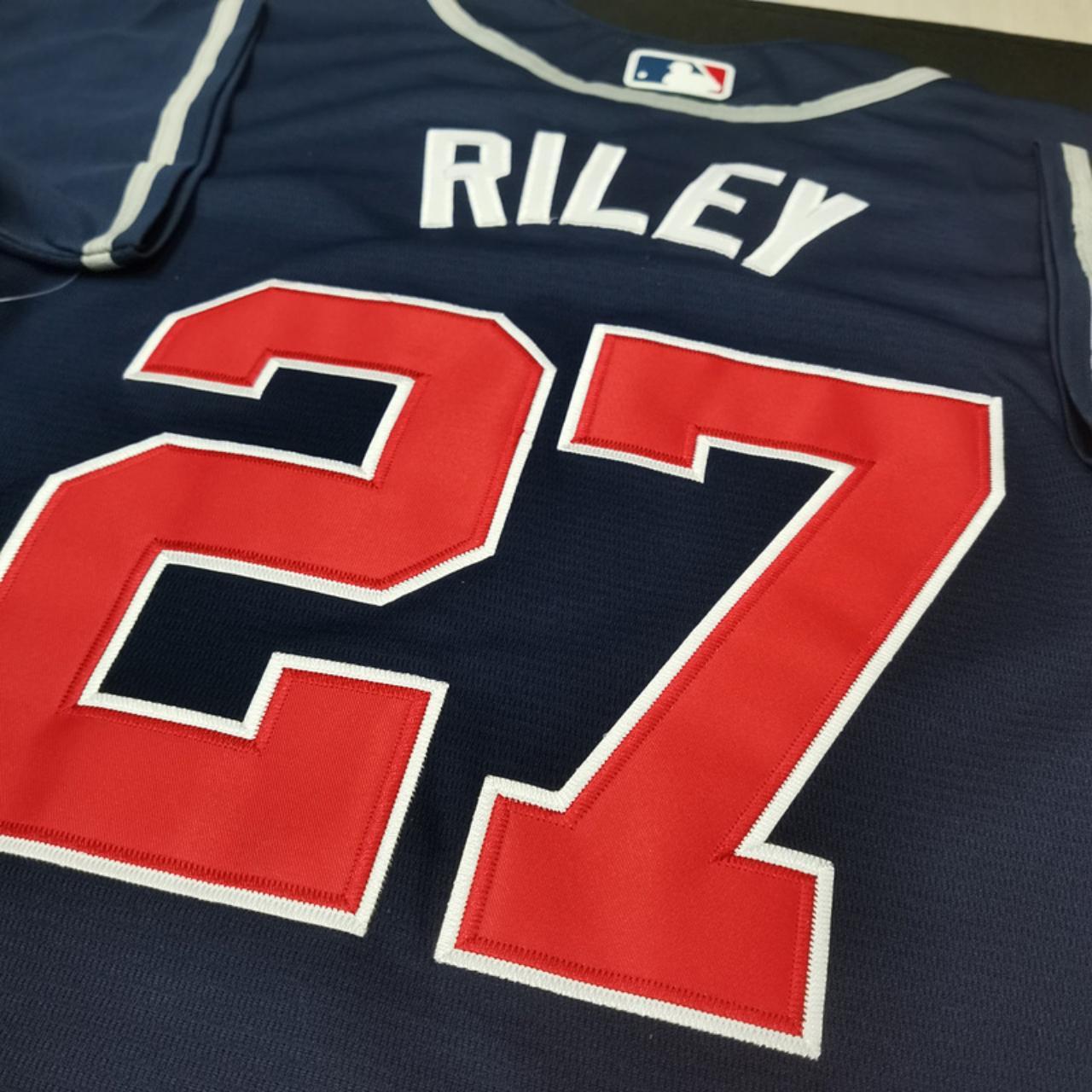 Austin Riley #27 Atlanta Braves Cool Base Men's Stitched Jersey