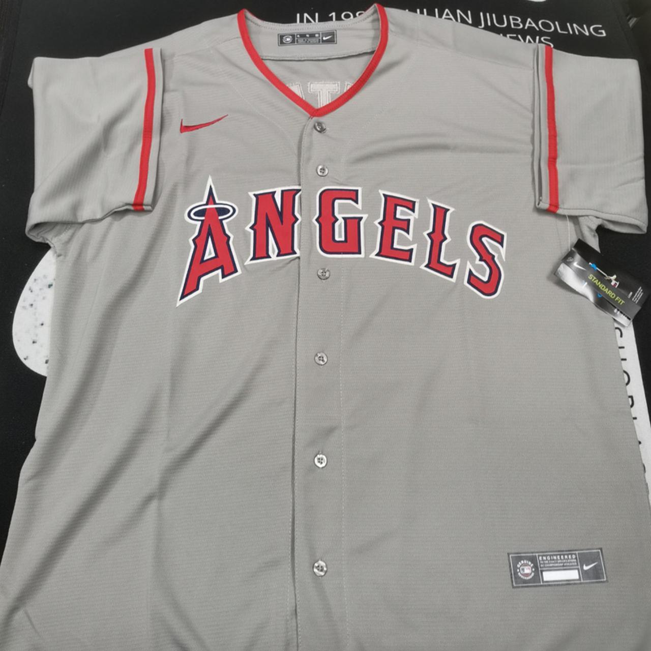 Nike / Men's Los Angeles Angels Shohei Ohtani #17 Grey T-Shirt