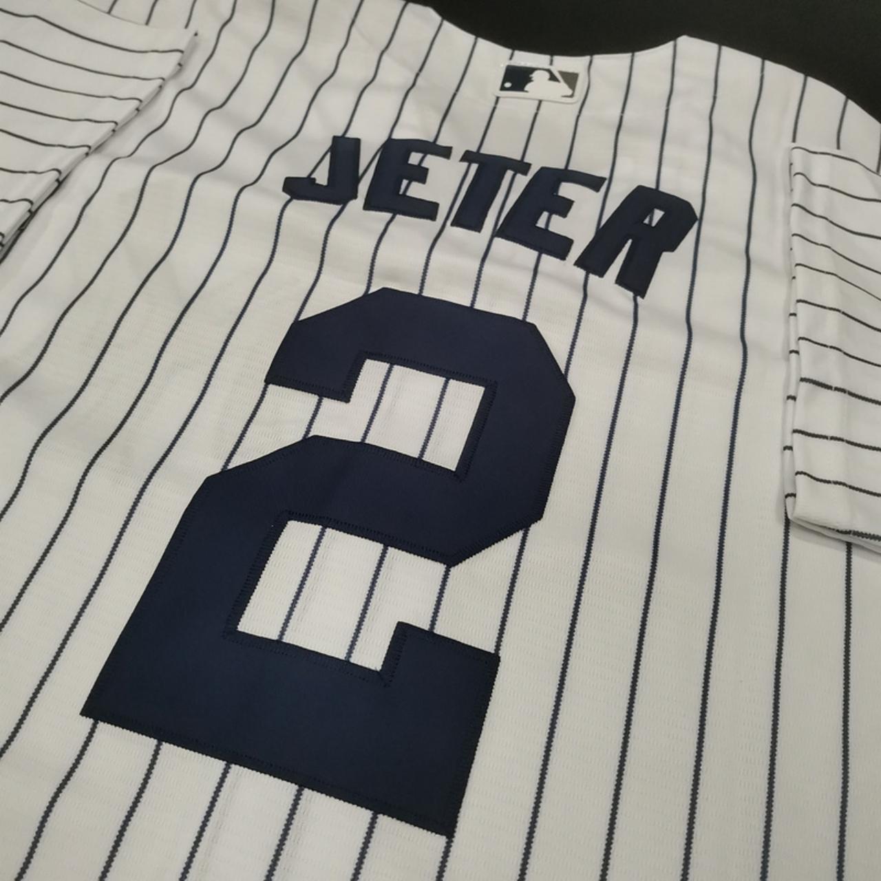 Men's New York Yankees - #2 Derek Jeter Cool Base Stitched Jersey