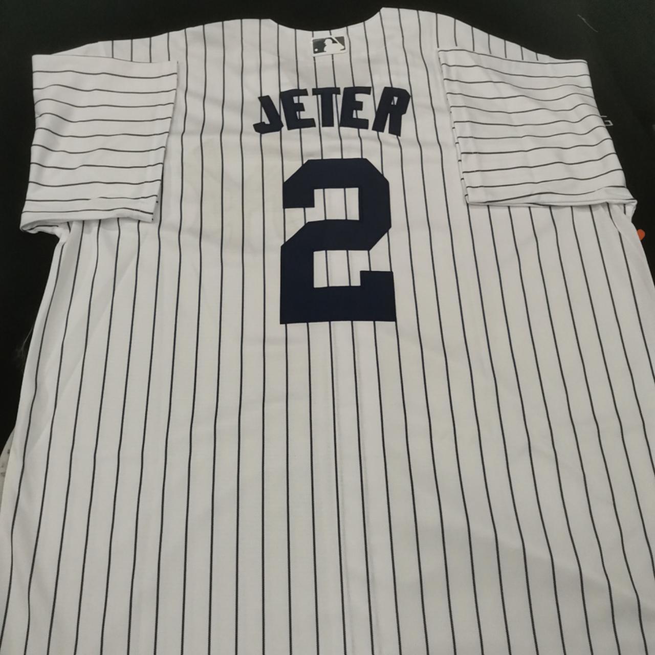 Men's New York Yankees - #2 Derek Jeter Cool Base Stitched Jersey