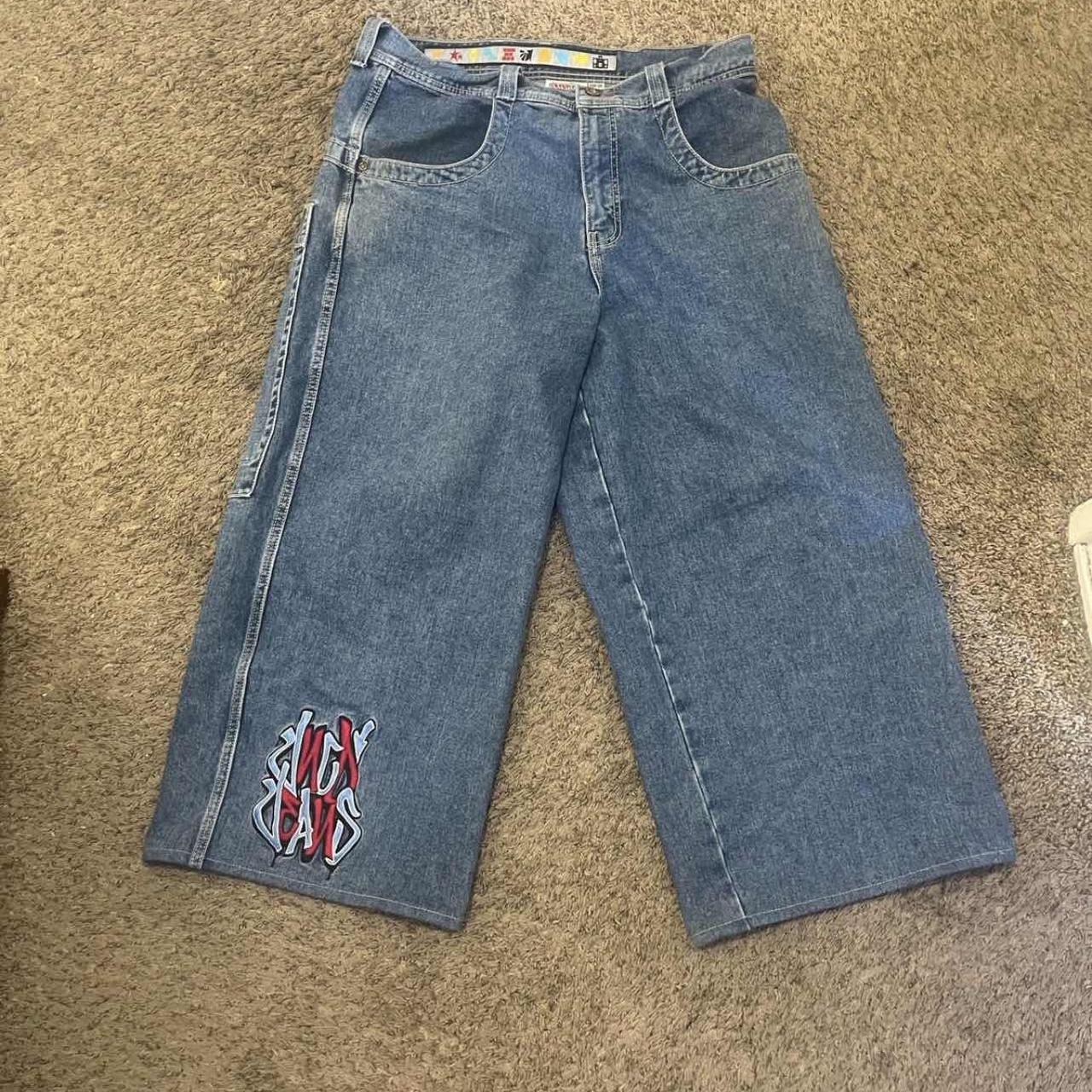 Rolling stone jnco jeans condition 10/10 size 36x30... - Depop