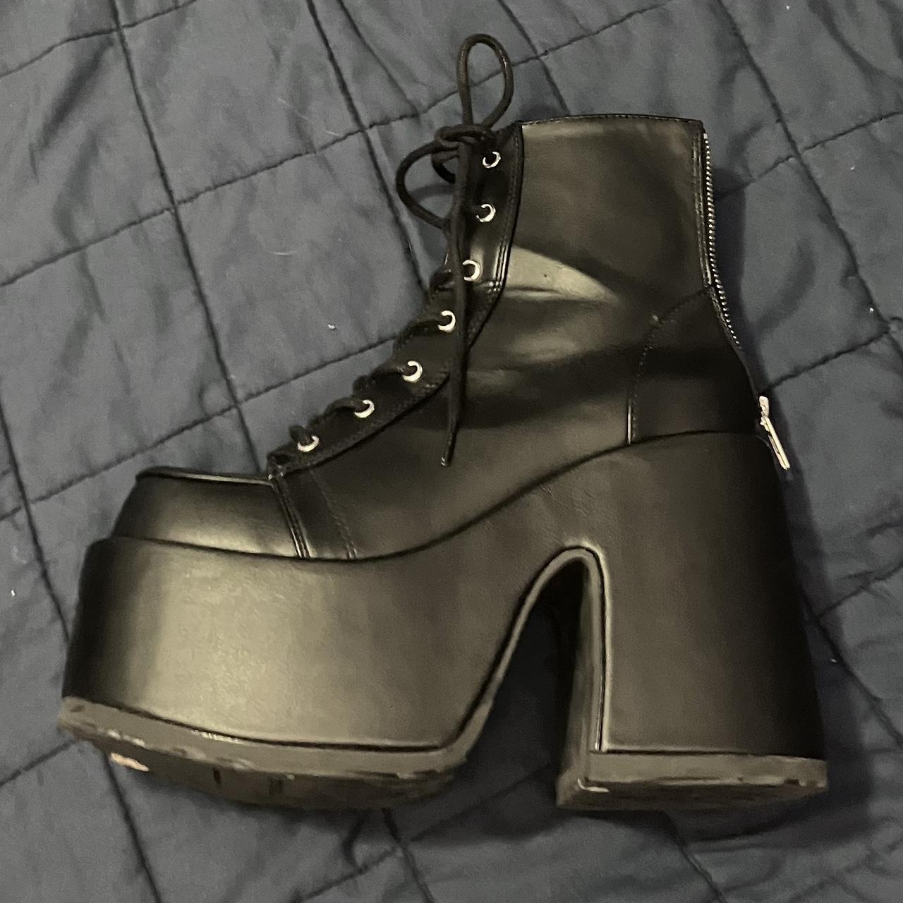 Knee High Botas Demonia Crypto-106 Para Mujer - Estilo Goth