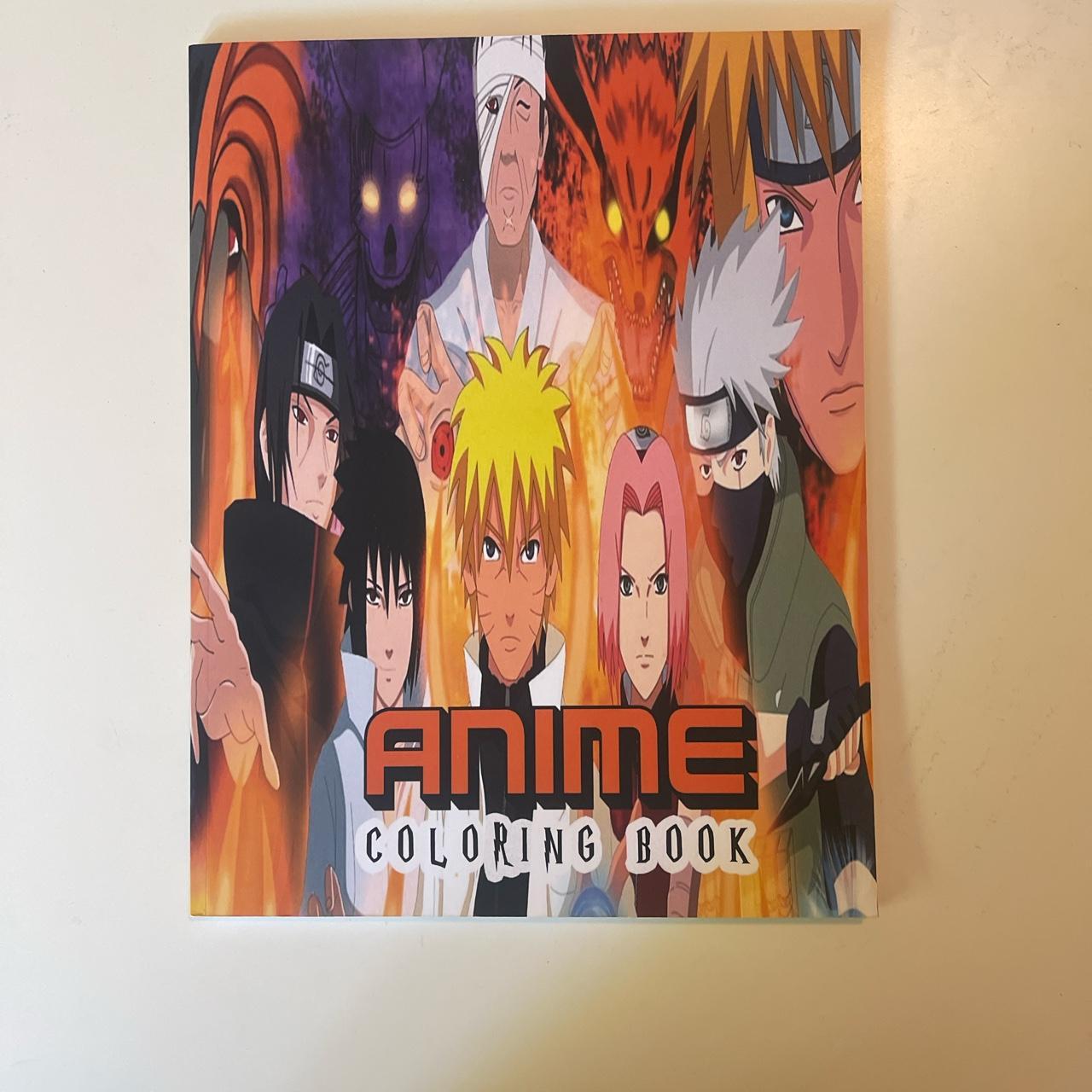 Naruto Coloring Book - Etsy