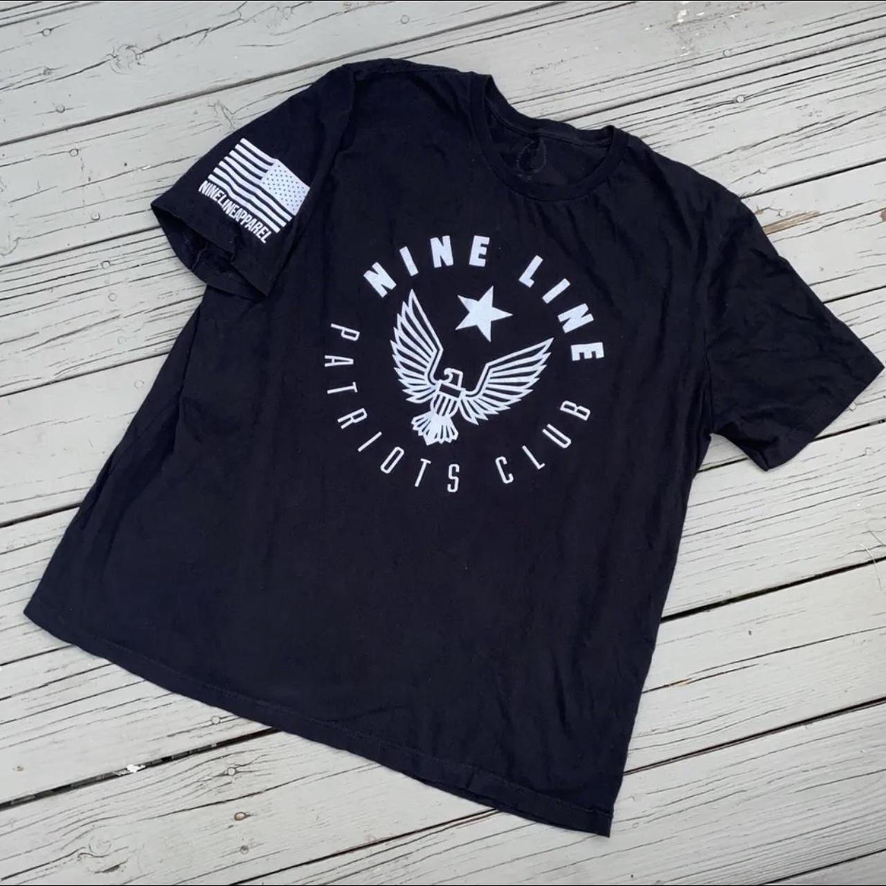 Nine Line Shirt Mens 3XL Black Patriots Club - Depop