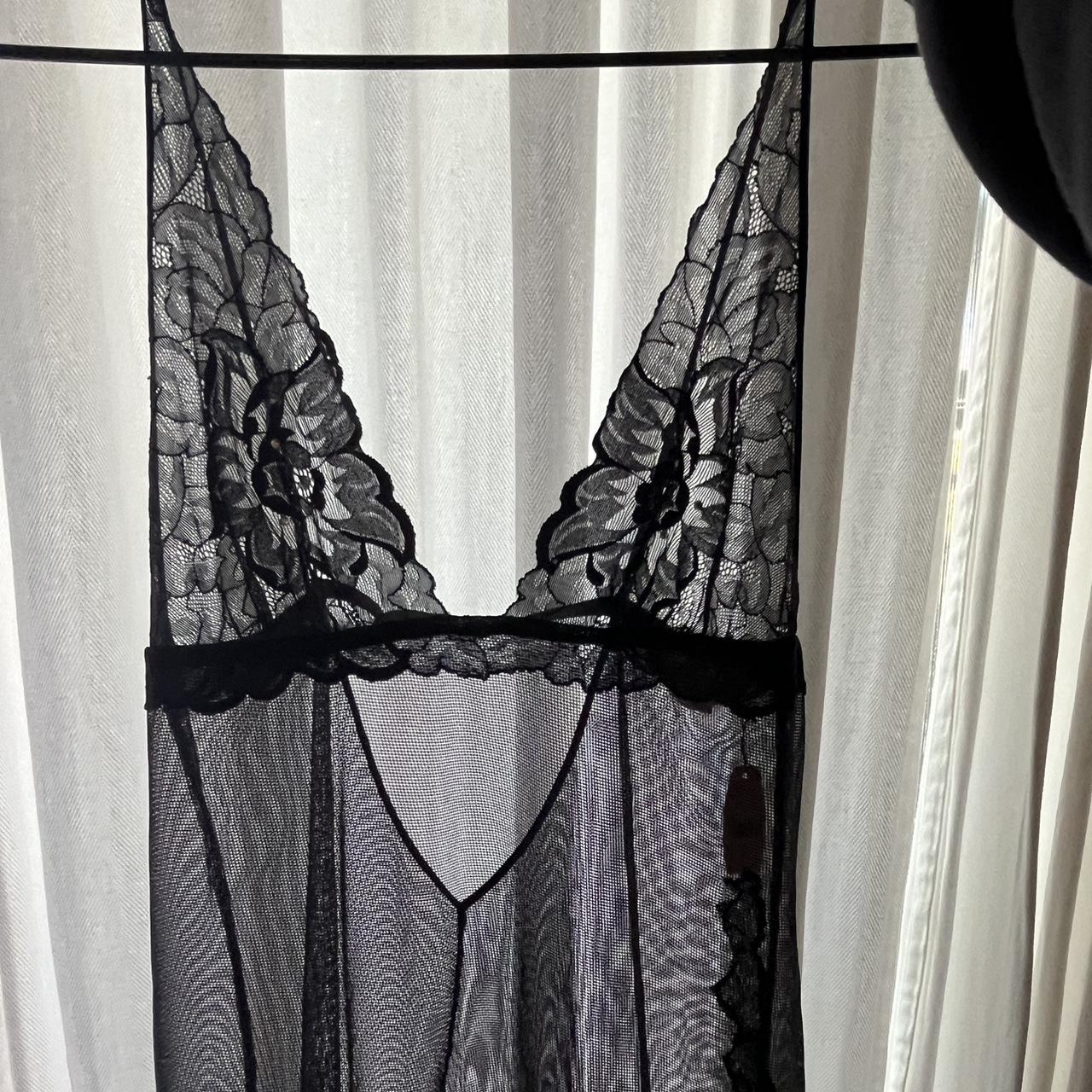 Victoria Secret Sheer Lingerie Dress With Tags🖤 Has Depop 6705