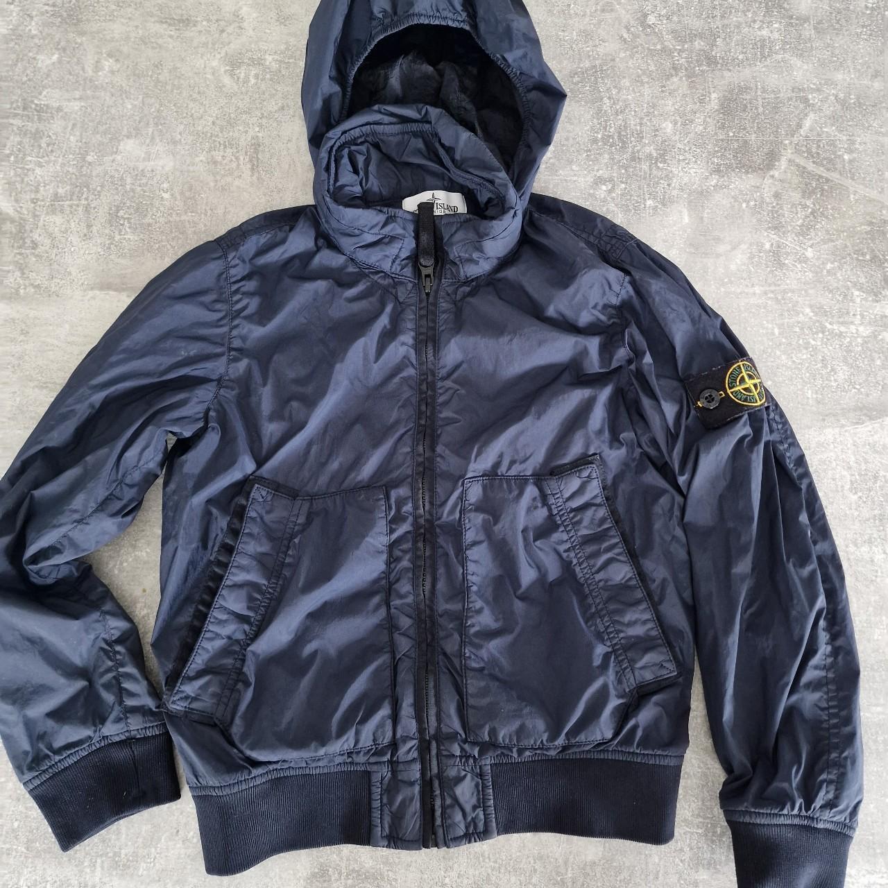 Kids age 8(128cm) Navy blue stone island jacket.Has... - Depop