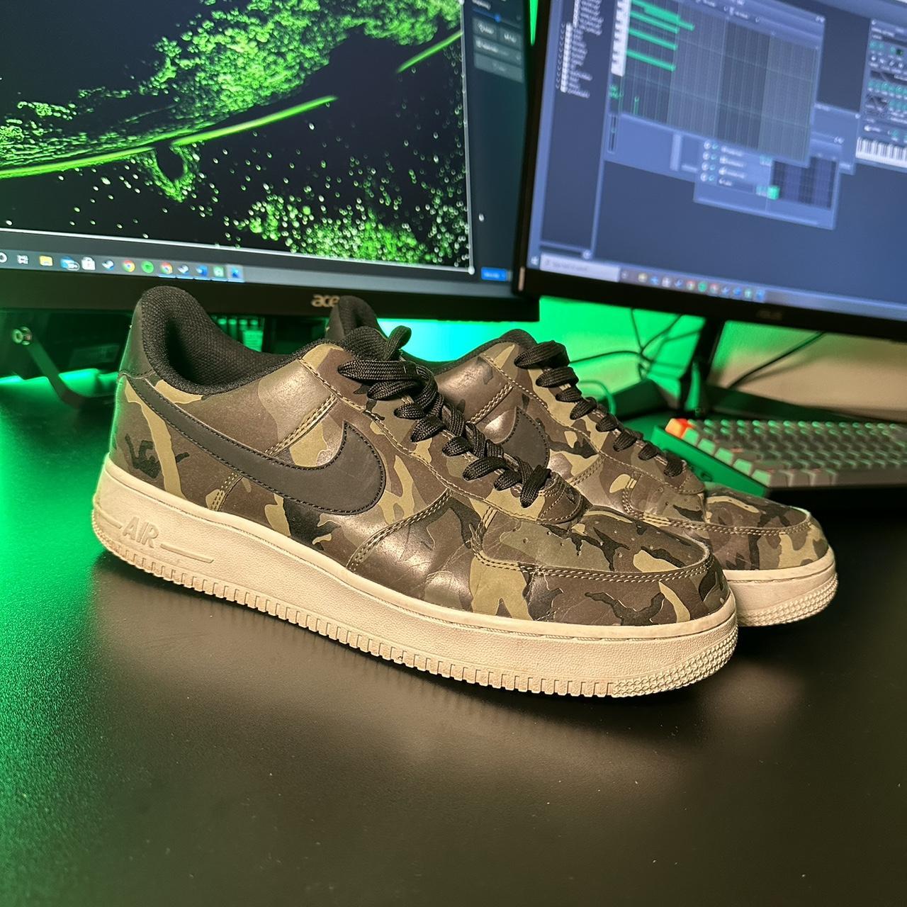 Air force 1 discount olive reflective camo