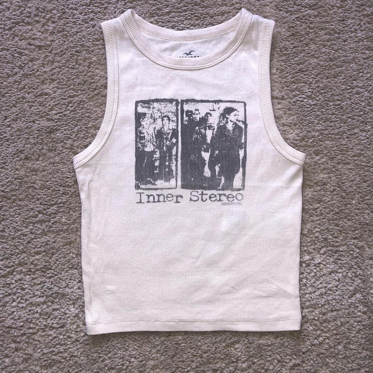 hollister inner stereo graphic tank top bought Depop