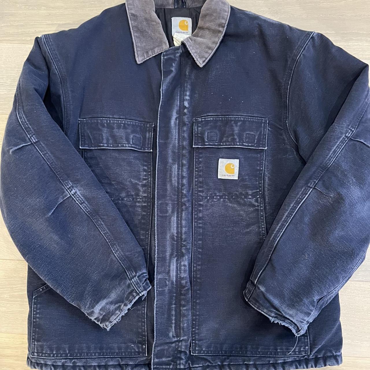 Carhartt Men's Navy Jacket | Depop