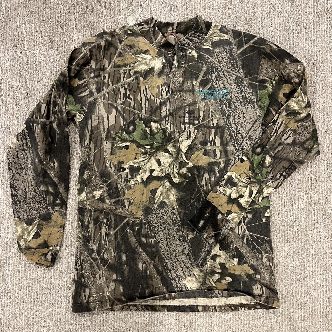 Camo longsleeve -mossy oak longsleeve real tree... - Depop