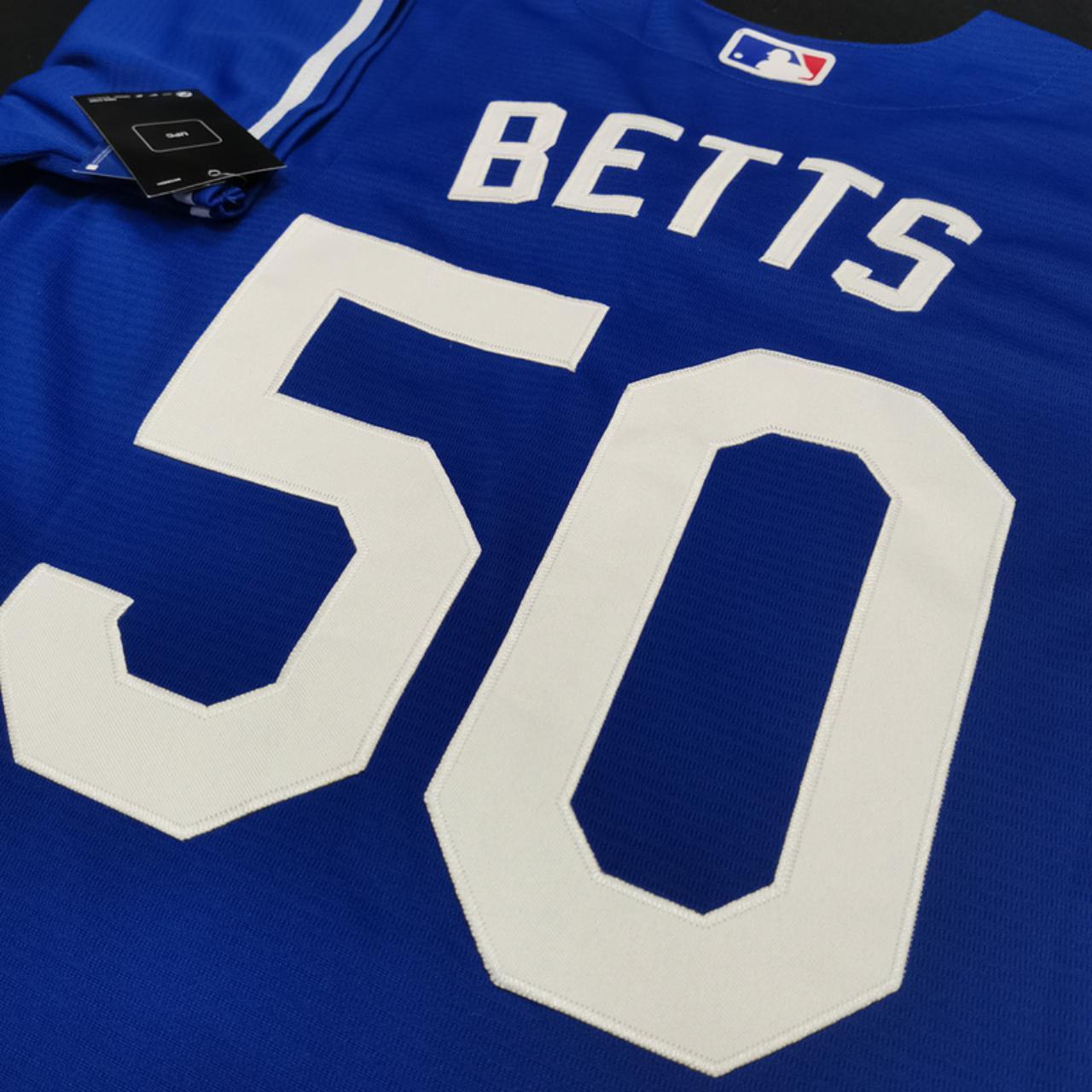 ML1791 #50 Mookie Betts Los Angeles Dodgers White - Depop