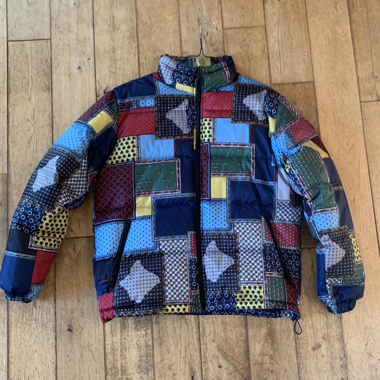 Stussy Patchwork Puffer Jacket ダウンジャケット